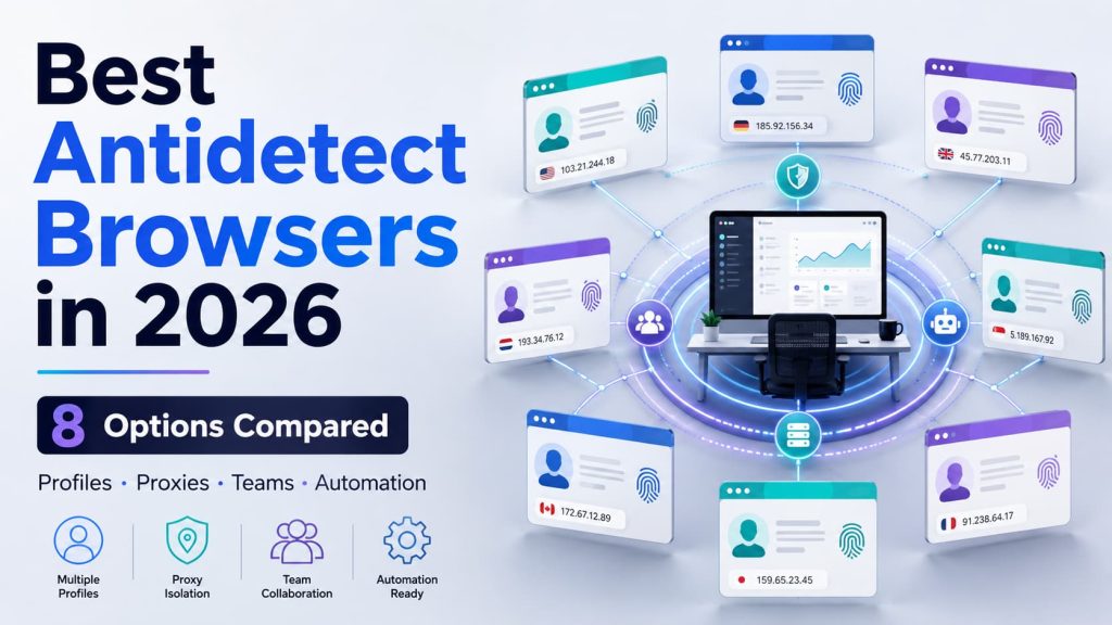 Browser profile connecting fingerprint settings, proxy assignment, cookies, login state, account owner, and automation access.