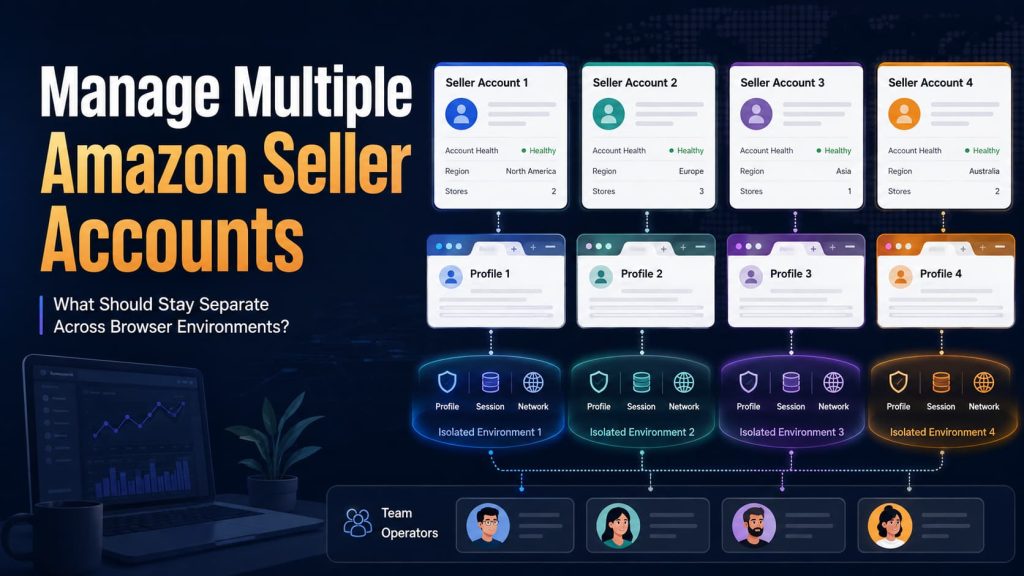 Manage Multiple Amazon Seller Accounts with separate browser environments