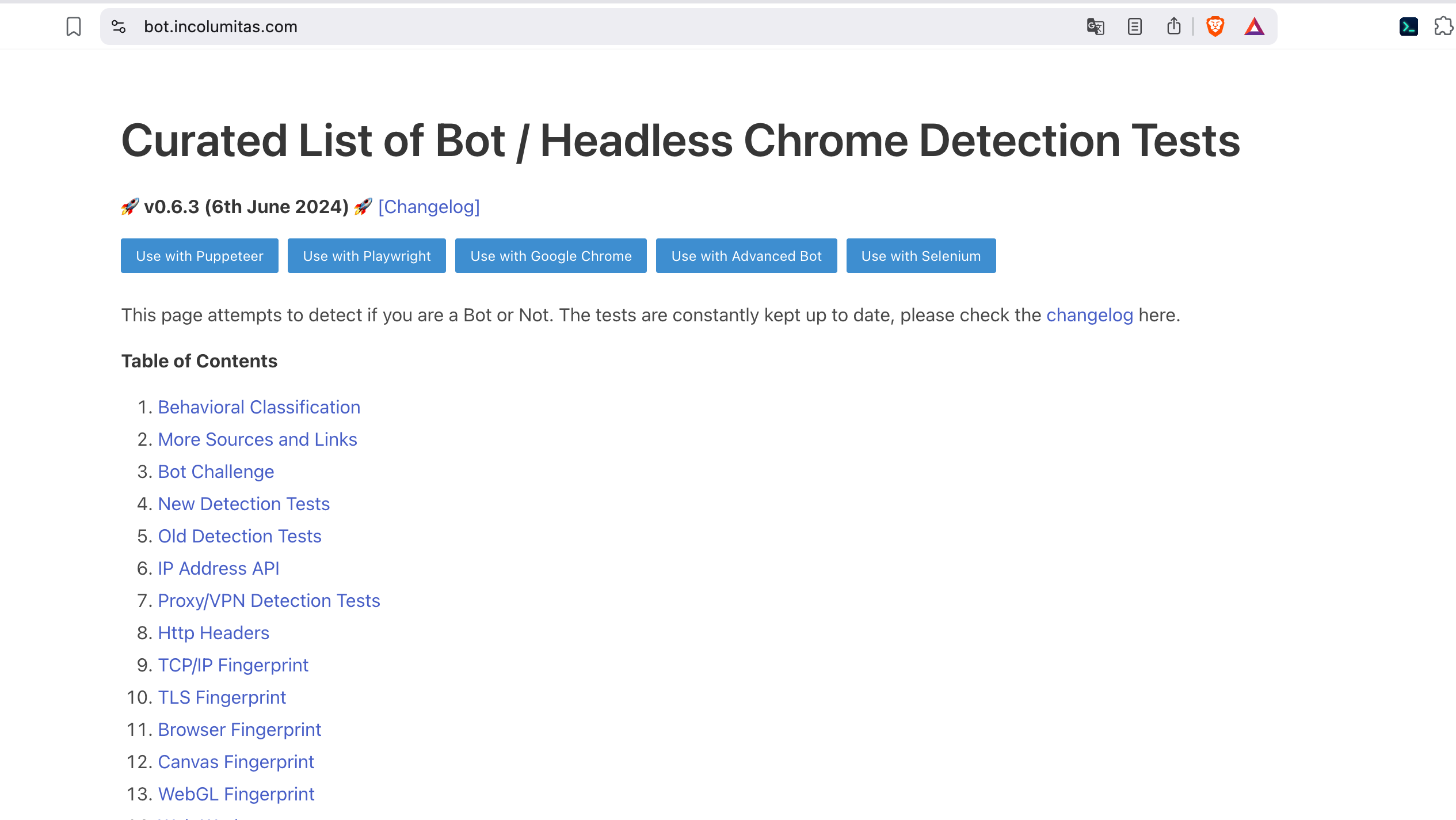 Incolumitas 同时分析浏览器、TCP/IP、TLS、Proxy/VPN 和用户行为,用于综合判断 Bot 风险。