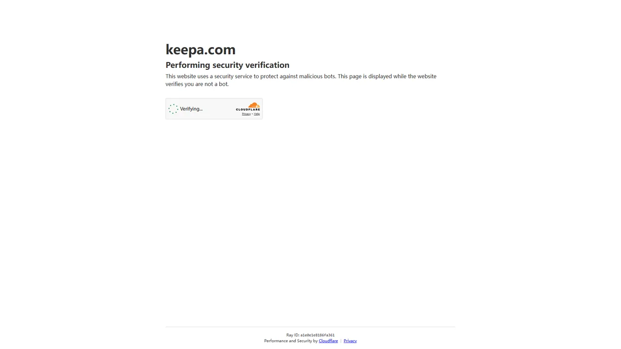 Keepa official website screenshot