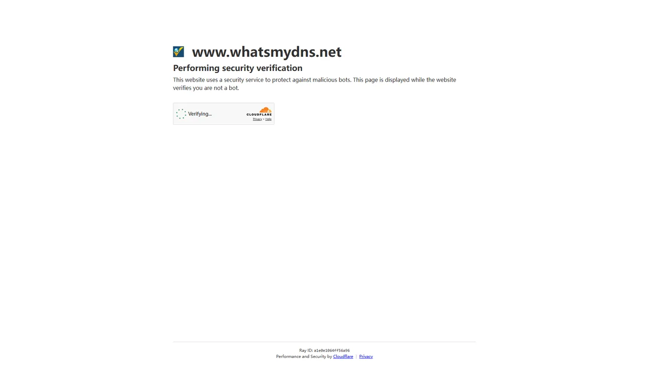 WhatsMyDNS official website screenshot